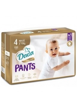 Подгузники-трусики детские Dada Extra Care Pants, размер 4 (8–15 кг), 39 шт